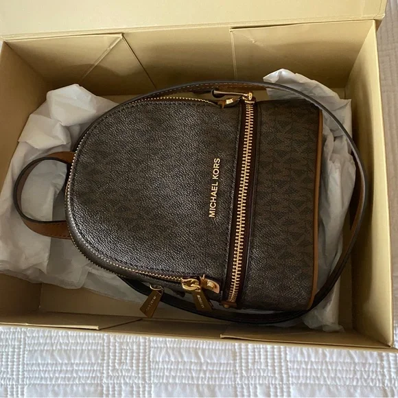 Michael Kors | Bags | Rhea Mini Logo Backpack Brand New  display picture 1